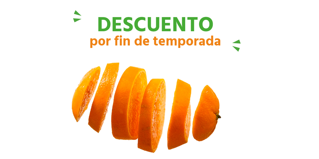 Descuento en naranjas por fin de temporada